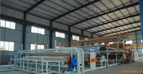 金韦尔机械8米超宽幅防水卷材生产线 引领建筑防水行业新标准